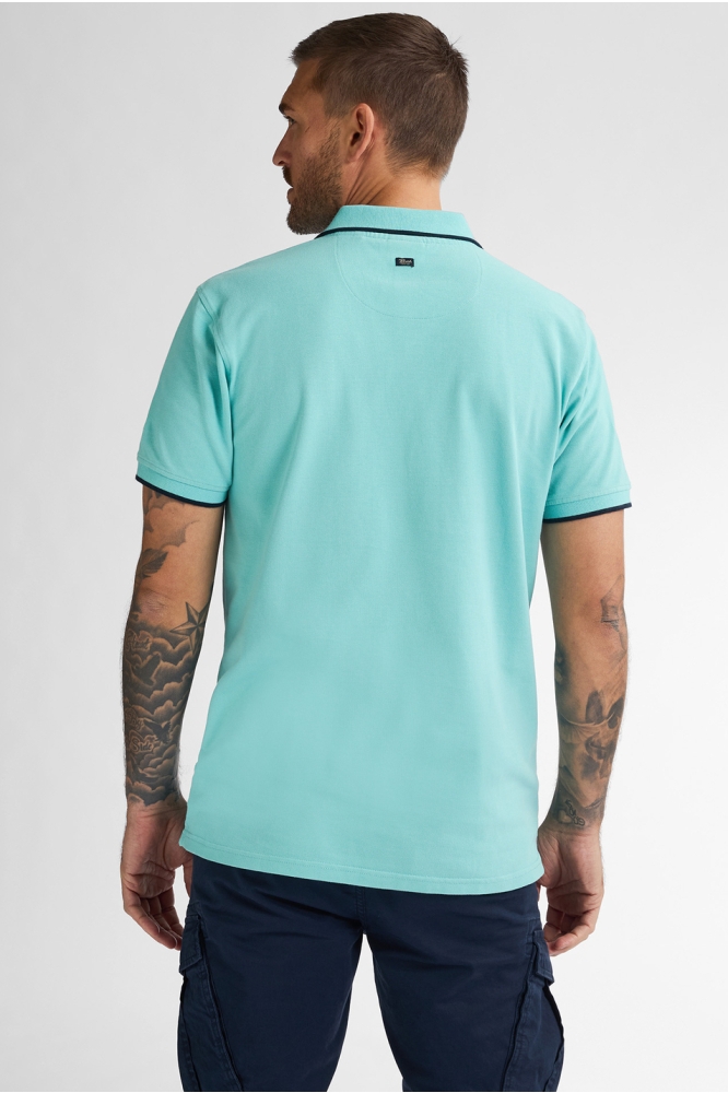 POLO MET PUNTKRAAG M 1050 POL105 5180 Aqua